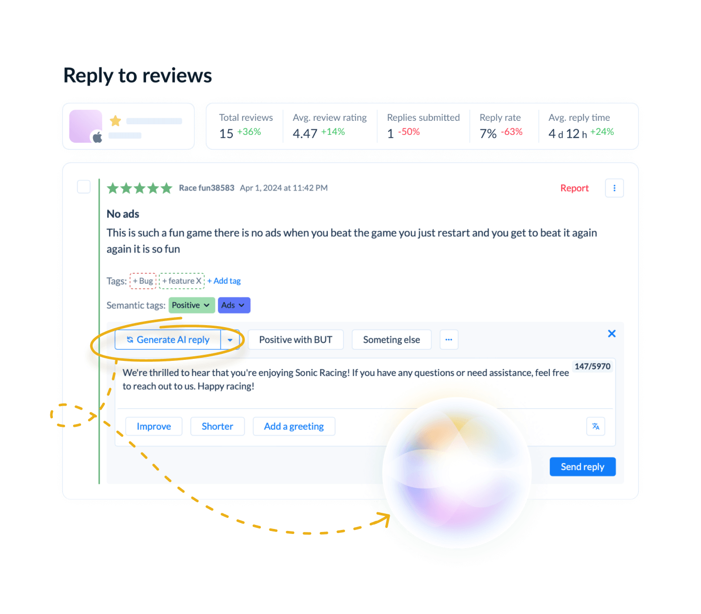 AI-powered review management