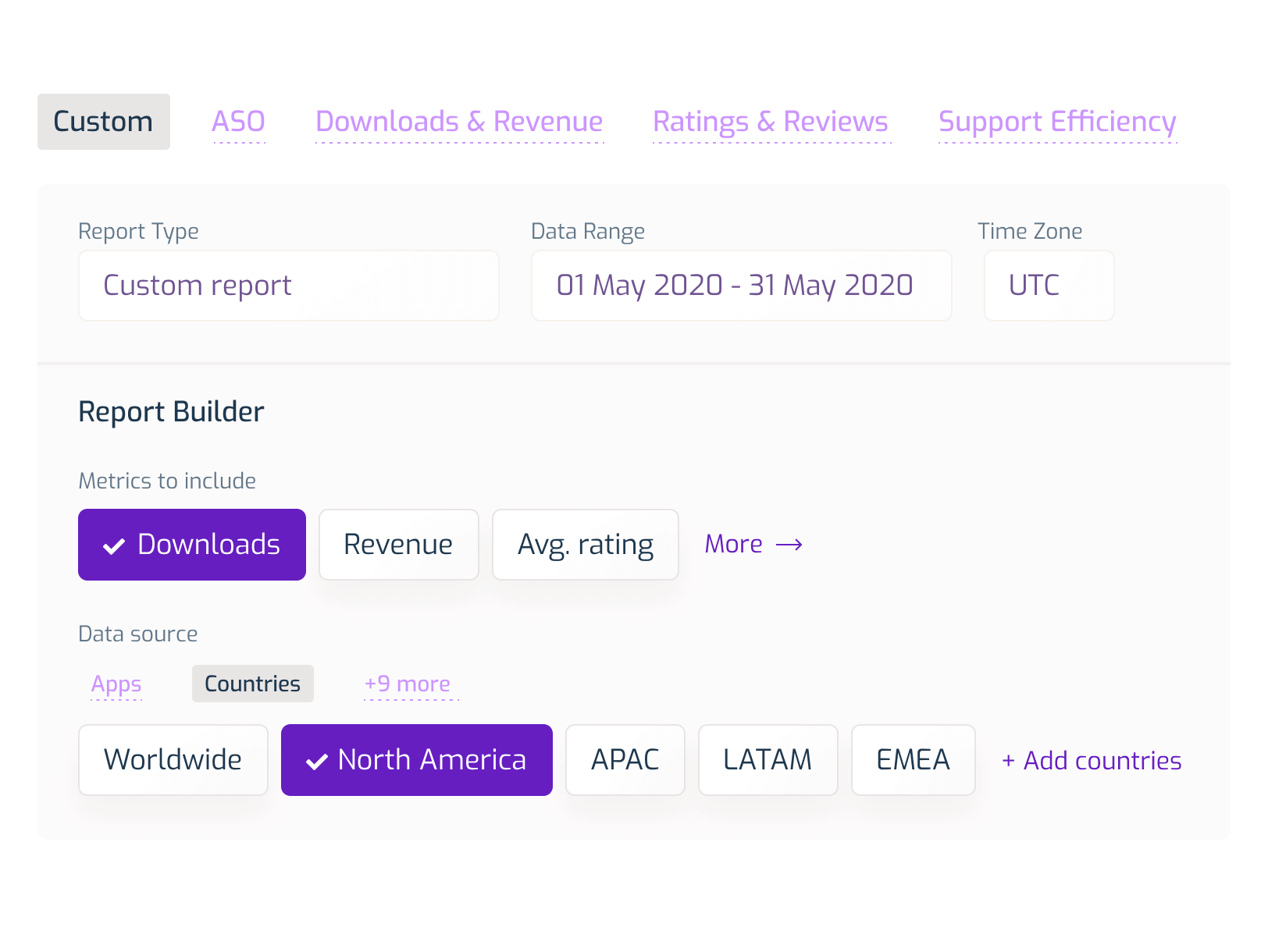 Customize exports with Report Engine – mobile app data exporting tool