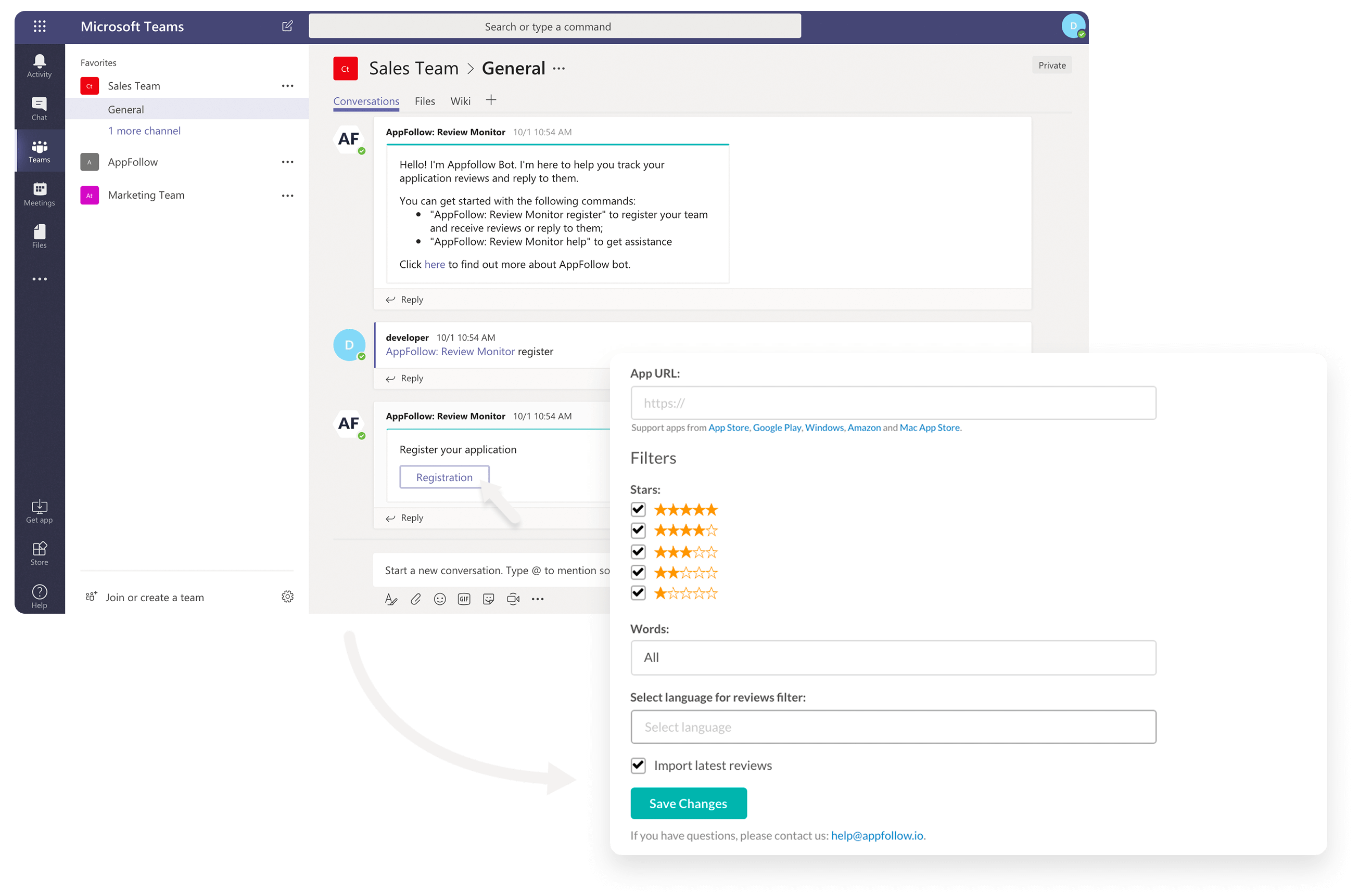 Smart filters and updates